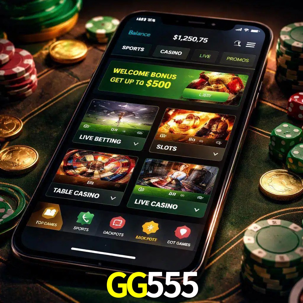 Diseño de juegos móviles GG555 para usuarios en México